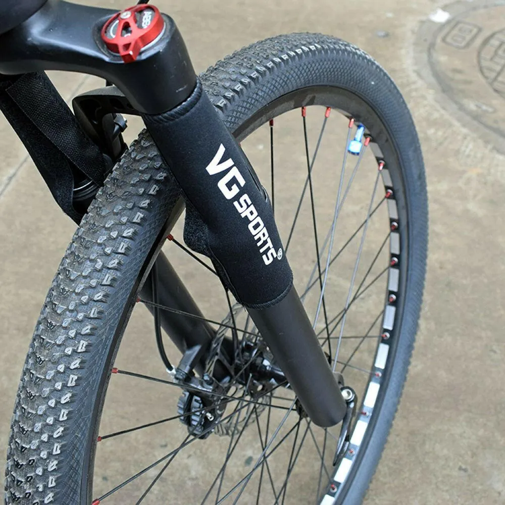 1 Pair Cycling MTB Bike Front Fork Protective Pad Shock-absorbing and dust-proof Guard Wrap Cover Bicycle Accessories