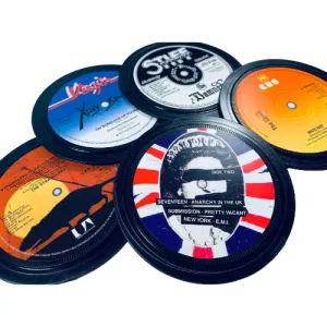 1970s: Record Label Coasters - Popsters