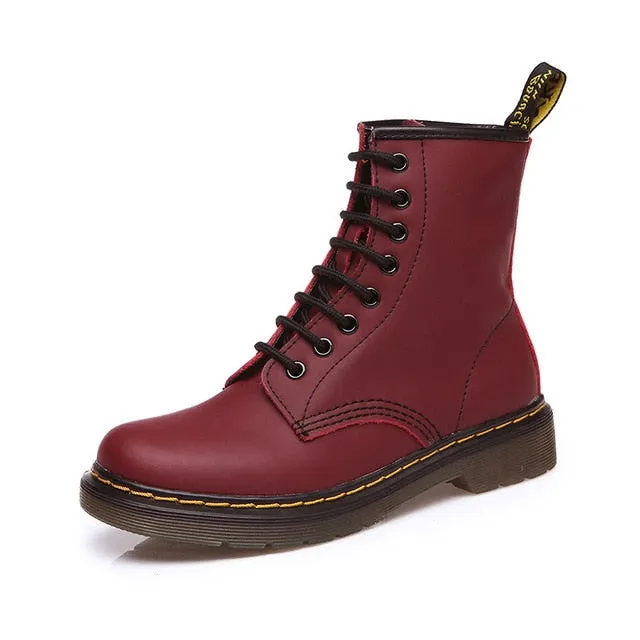 2019 Boots Women Genuine Leather Shoes For Winter Boots