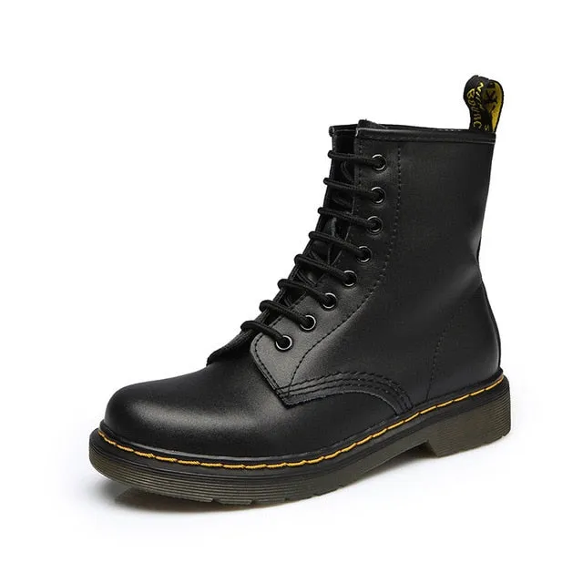 2019 Boots Women Genuine Leather Shoes For Winter Boots