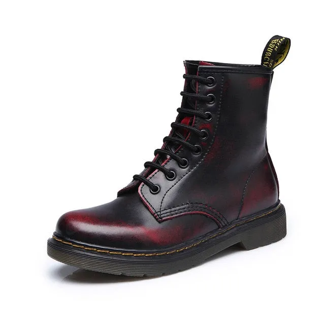 2019 Boots Women Genuine Leather Shoes For Winter Boots