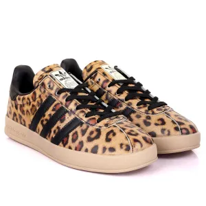 AD Broomfield Classic Leopard Skin Designed Lace Up Sneakers AD Broomfield Classic Leopard Skin Designed Lace Up Sneakers