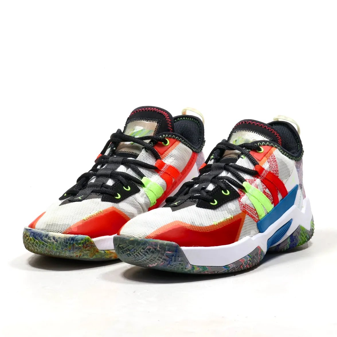 Air Jordan Sport Shoes Leather Multicolour Colour For Men