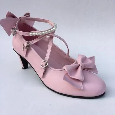 Antaina~Thin Heels Princess Lolita Shoes Size 33-36