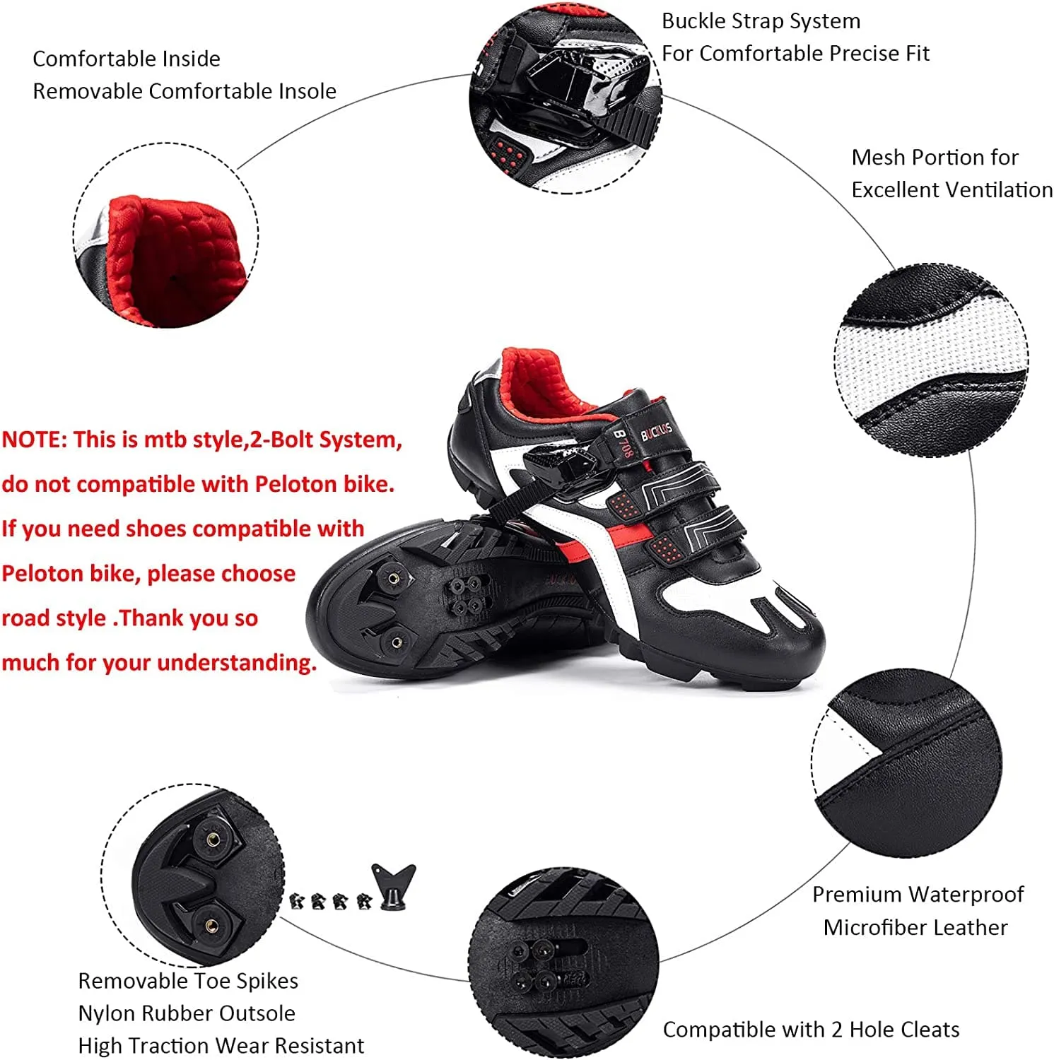 B708 MTB Cycling Shoes