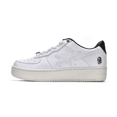 BAPE STA Low White Shoes