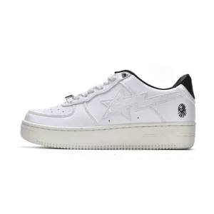 BAPE STA Low White Shoes