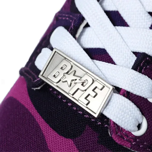 BAPESTA Purple Camo Shoes
