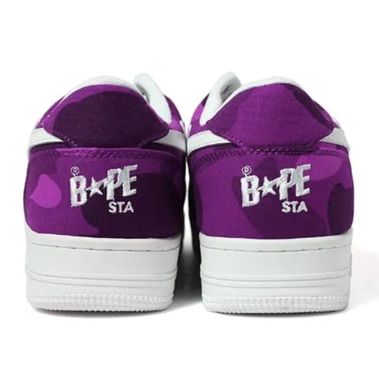 BAPESTA Purple Camo Shoes
