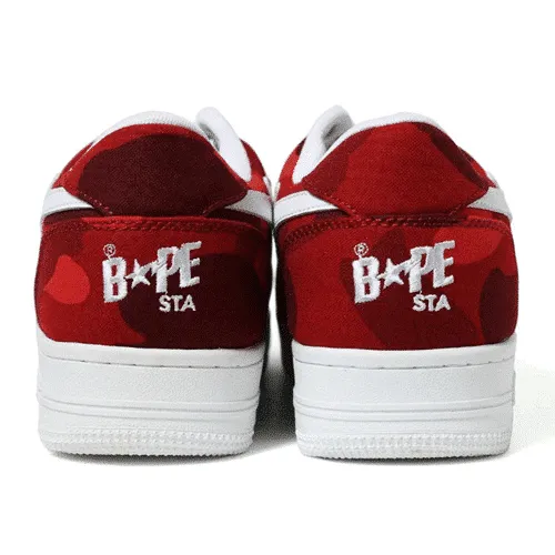 BAPESTA Red Camo Shoes