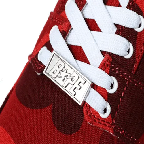 BAPESTA Red Camo Shoes