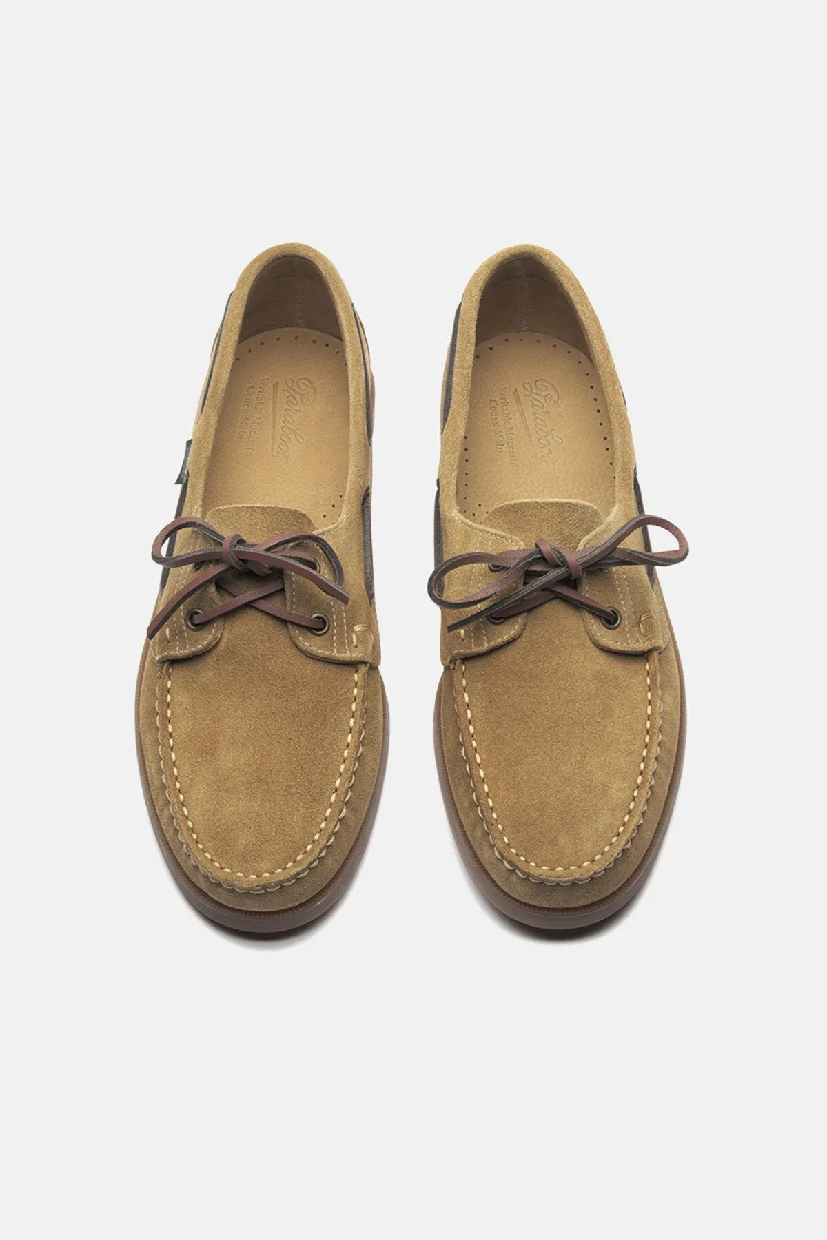 Barth Velours Fauve Derby Shoes