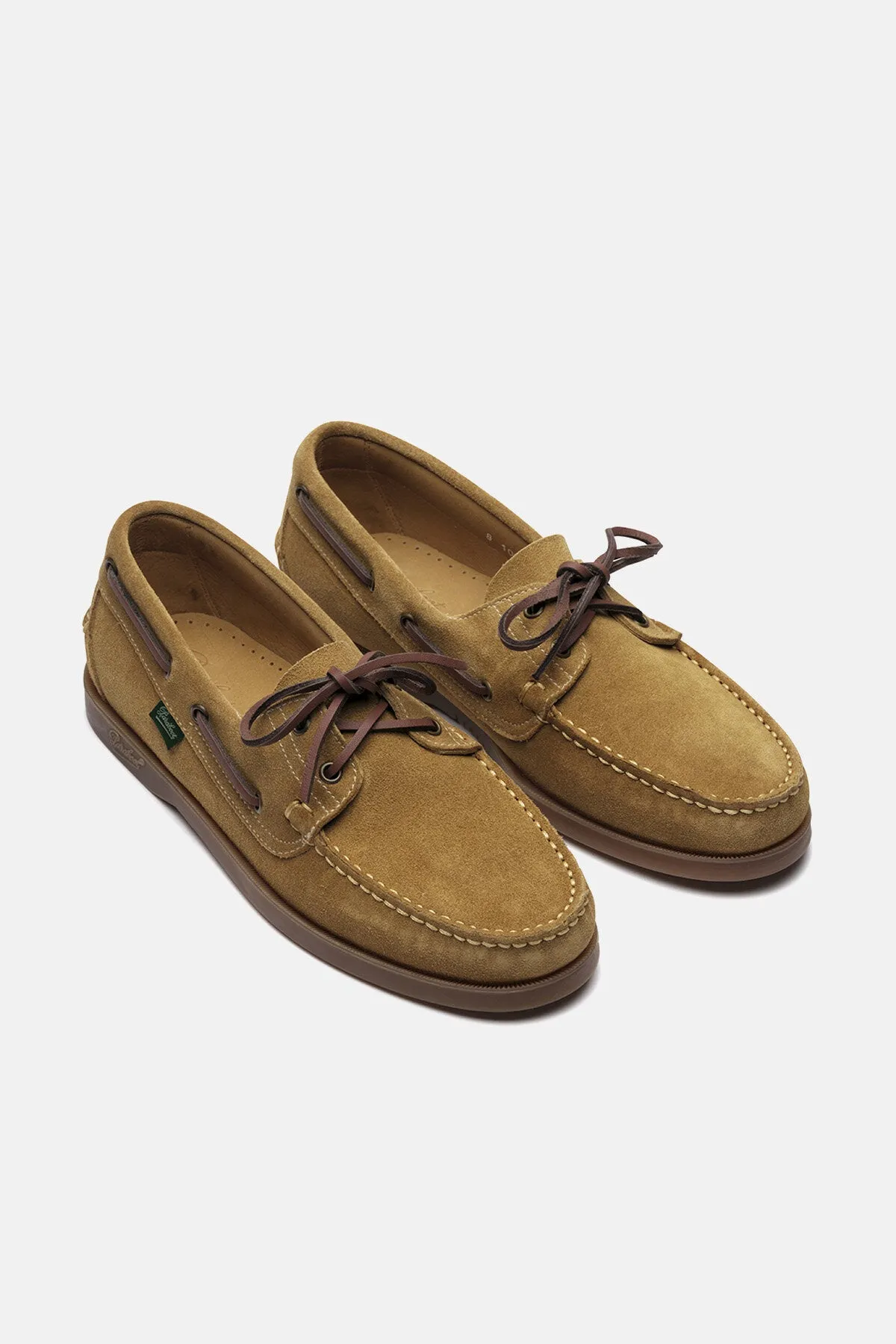 Barth Velours Fauve Derby Shoes