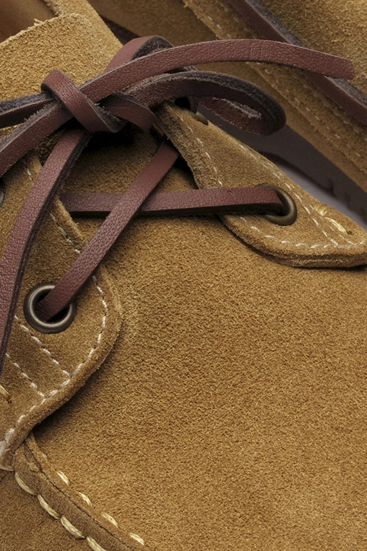 Barth Velours Fauve Derby Shoes