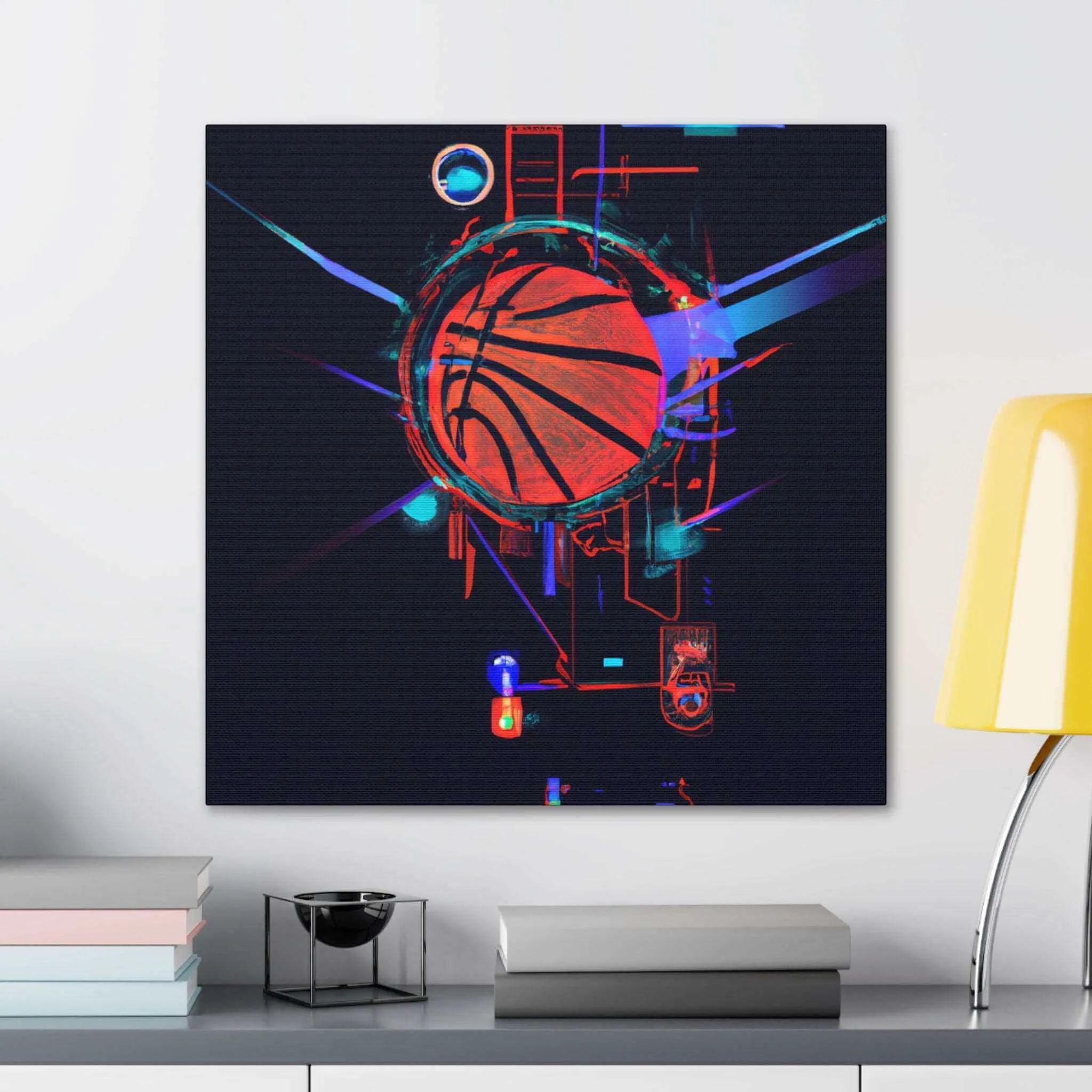 Basketball Illusions Canvas Print