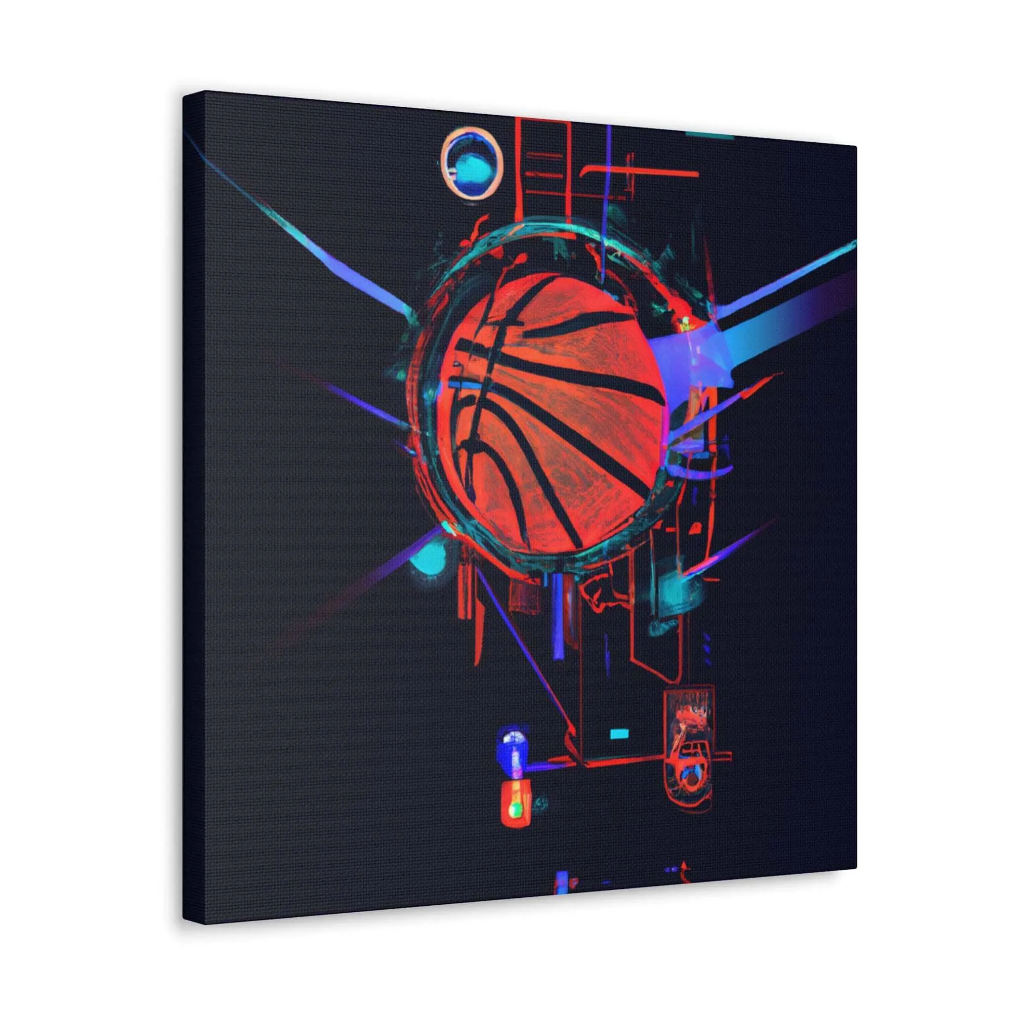 Basketball Illusions Canvas Print