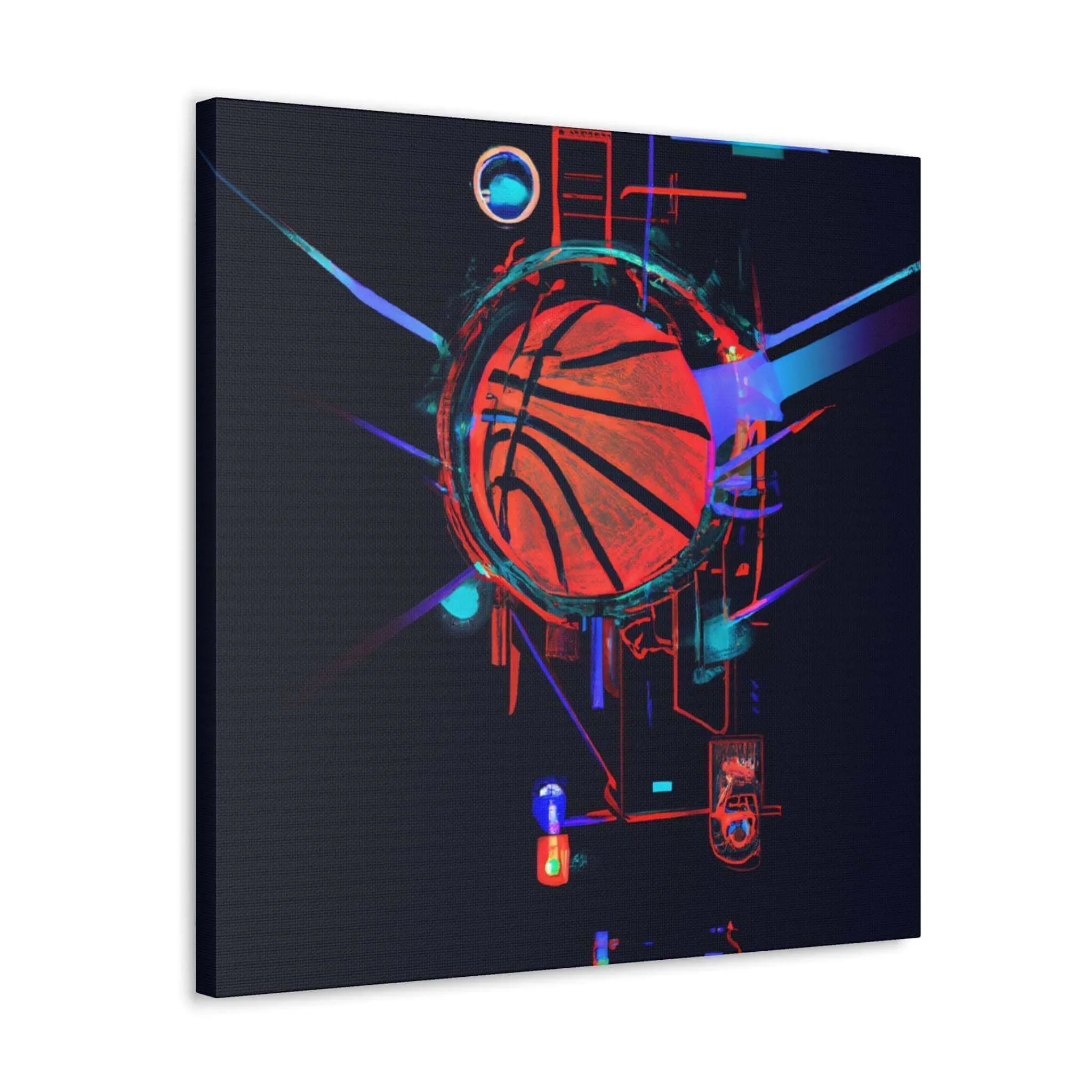 Basketball Illusions Canvas Print