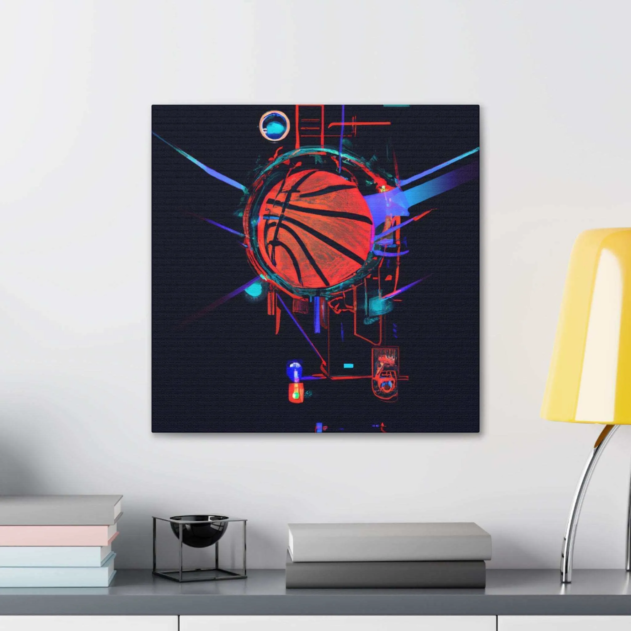 Basketball Illusions Canvas Print
