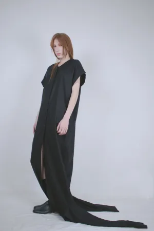 Black Wool Dual Shirt