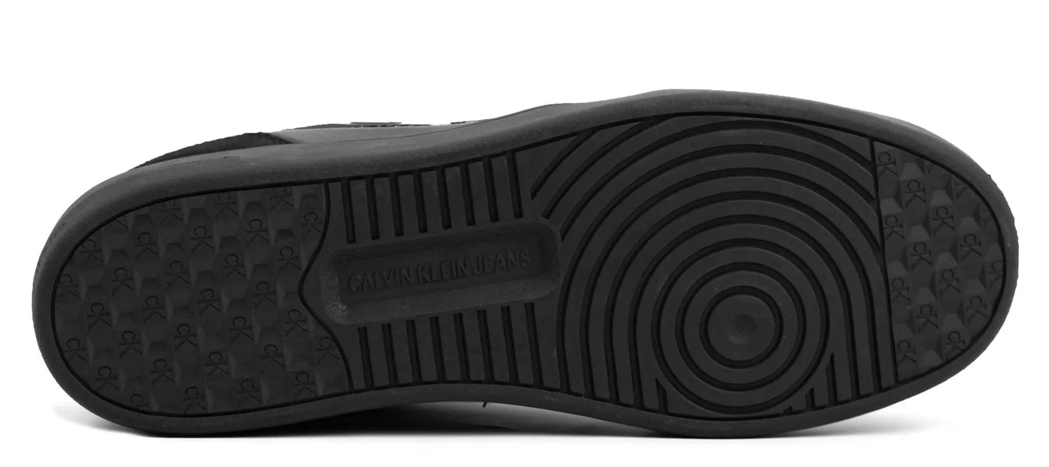 CALVIN KLEIN low-top leather basketball shoes