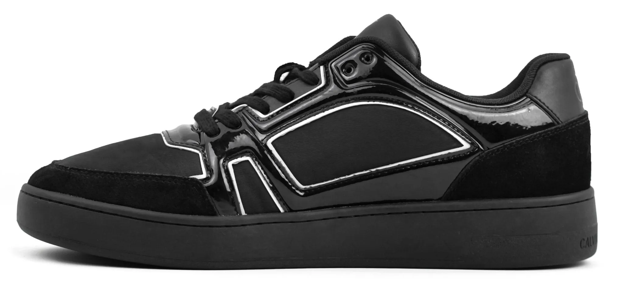 CALVIN KLEIN low-top leather basketball shoes