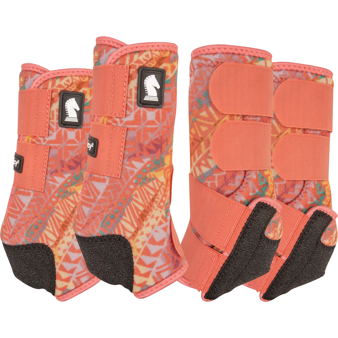 Classic Equine Full Set Legacy2 Support Boots-Safari