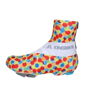 Colorful Dot Zippered Cycling Shoe Covers Colorful Dot Zippered Cycling Shoe Covers