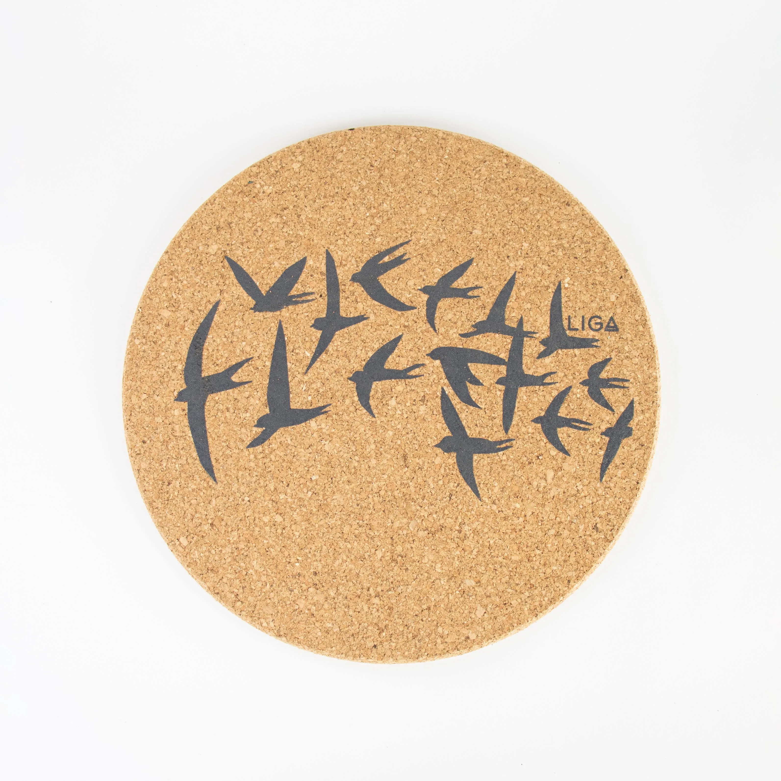 Cork Placemat - Swallow Print