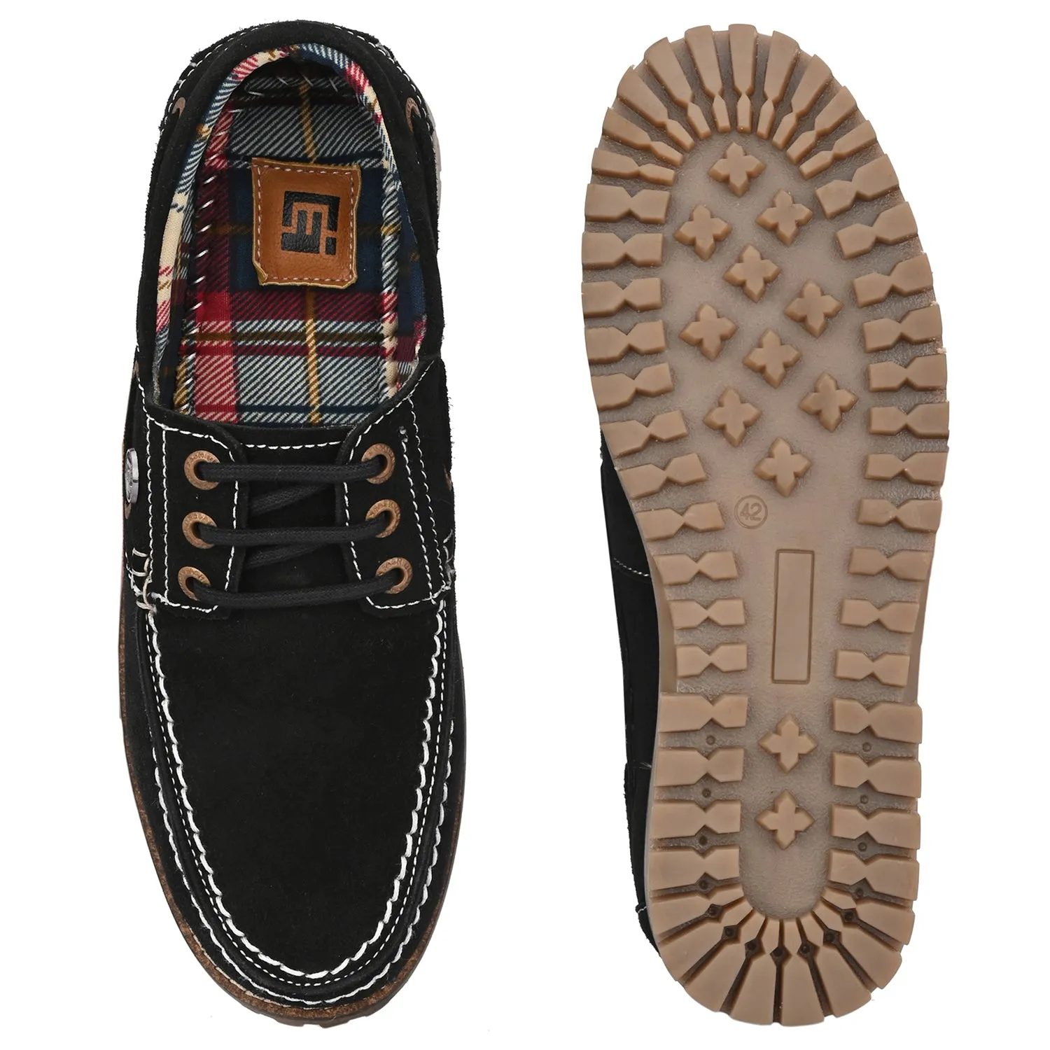 Dexter Real Leather Boat Shoes Black