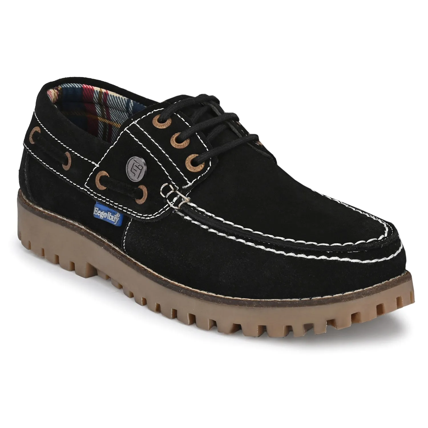 Dexter Real Leather Boat Shoes Black