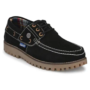 Dexter Real Leather Boat Shoes Black