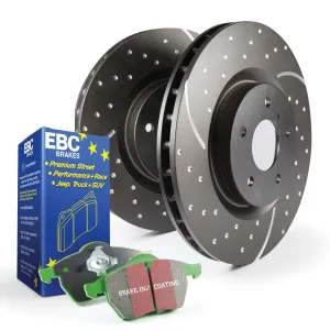 EBC Brakes S10KF1281 S10 Kits Greenstuff 2000 and GD Rotors