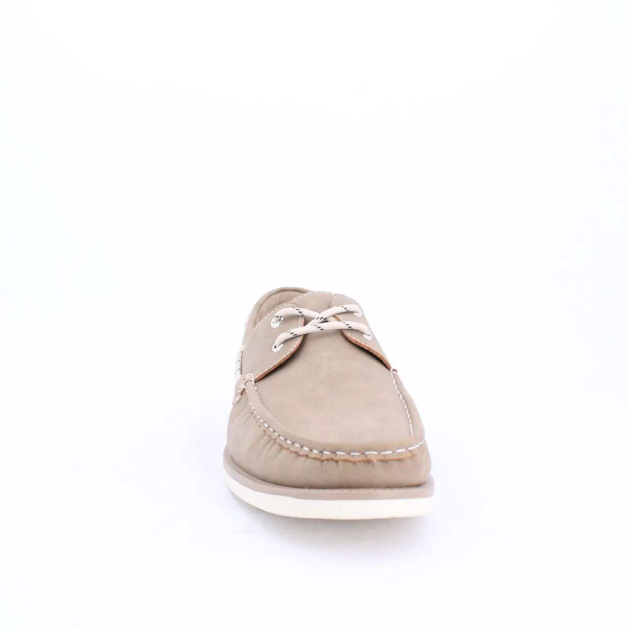 GROZER MENS BOAT SHOES-BEIGE