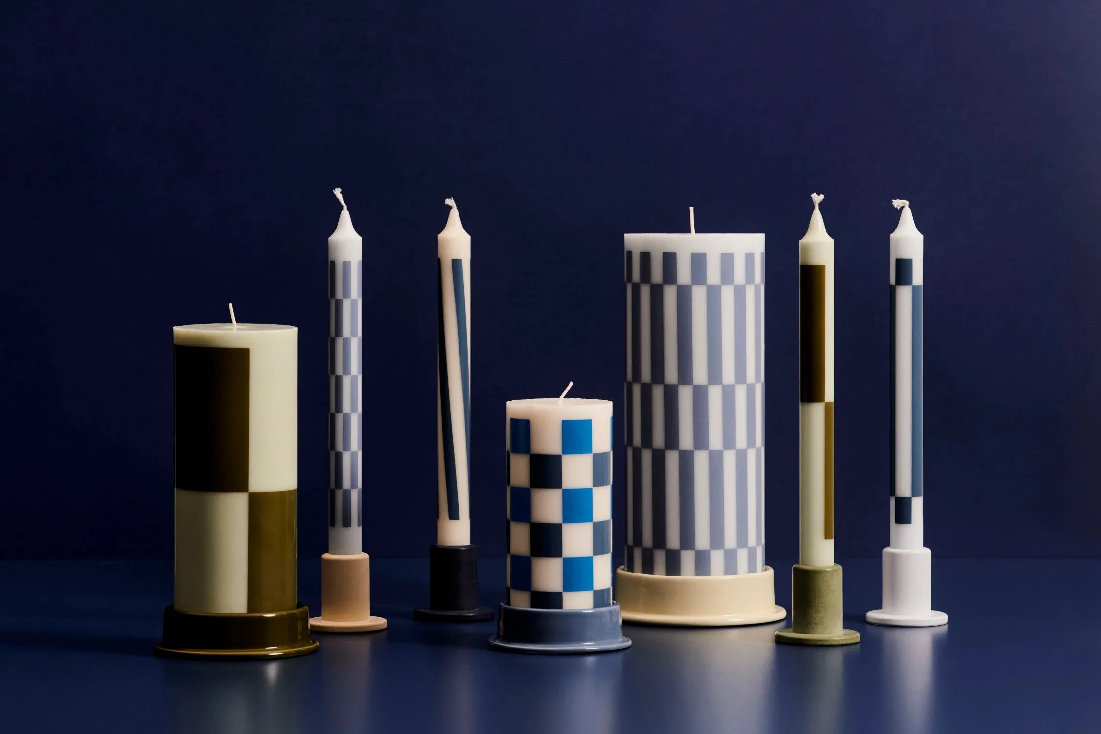 HAY Set of 4 Pattern Candles
