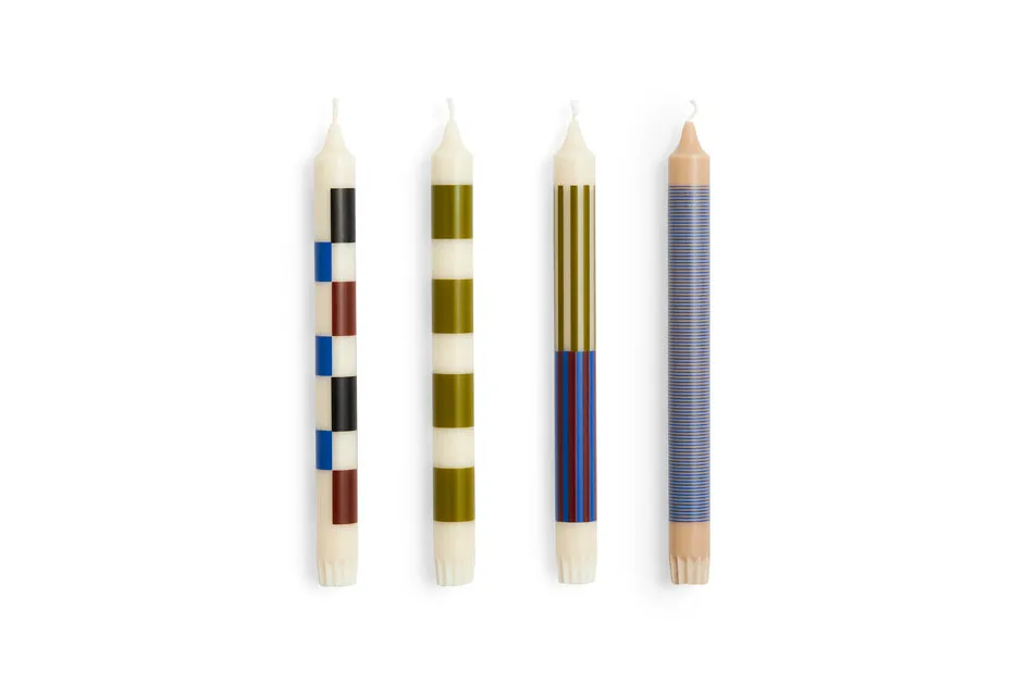 HAY Set of 4 Pattern Candles