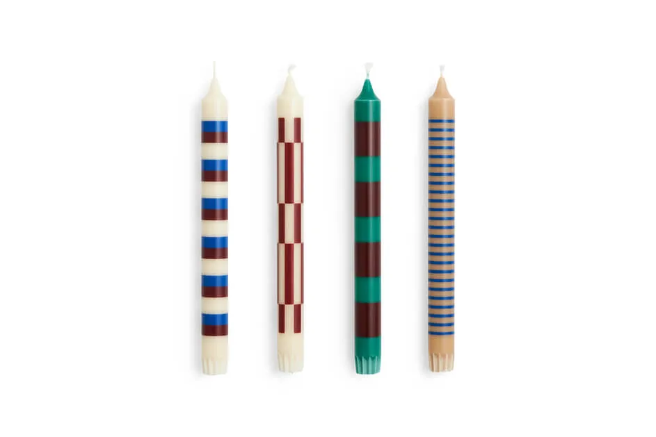 HAY Set of 4 Pattern Candles