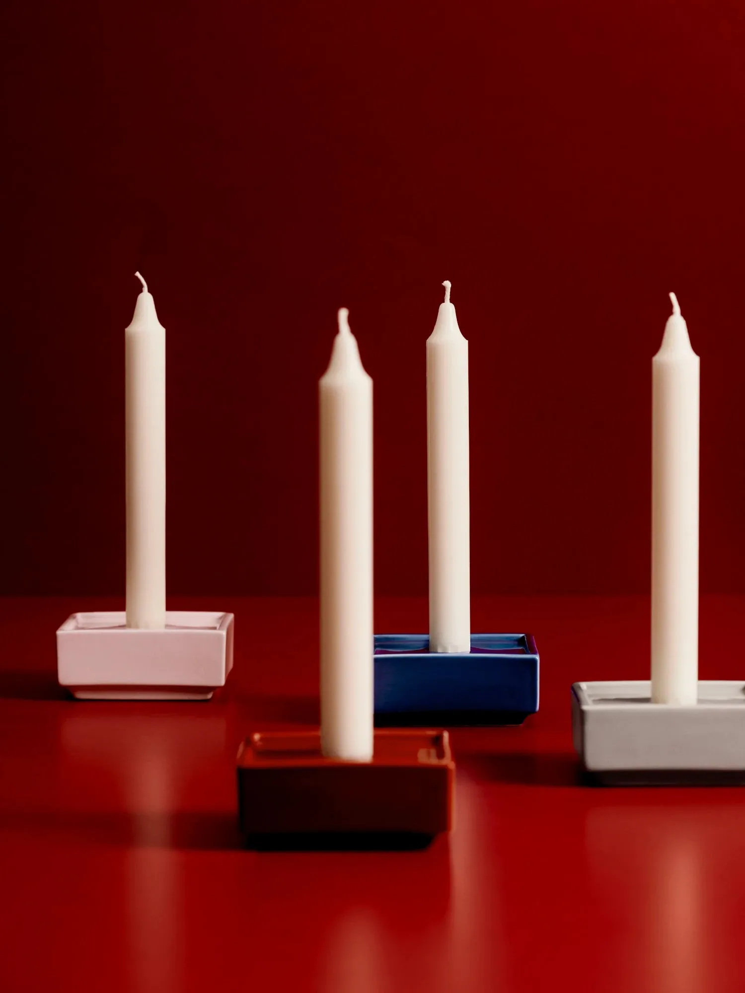 HAY Small Stoneware Mattone Candleholder