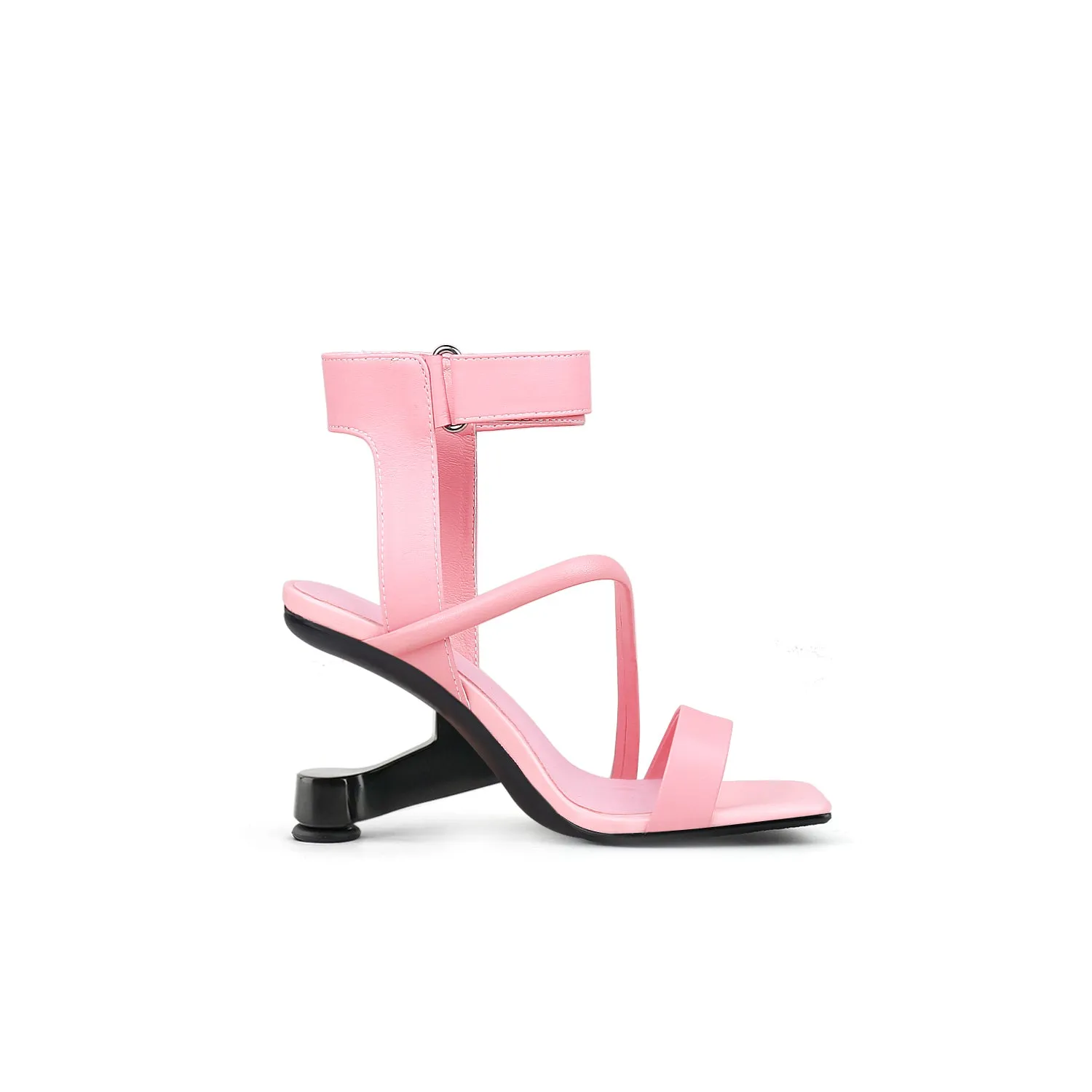 Intertwined Ankle Strap Sandals