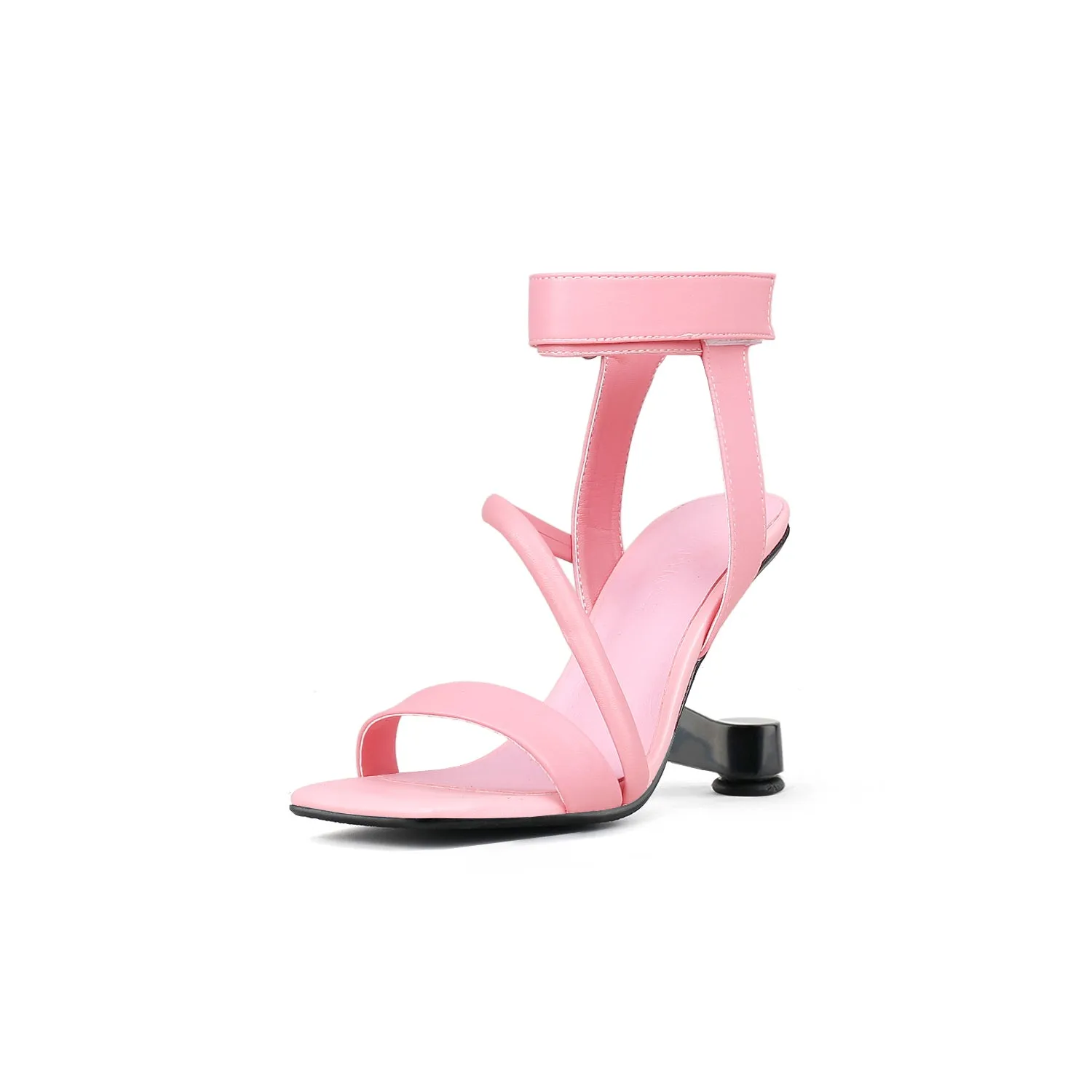 Intertwined Ankle Strap Sandals