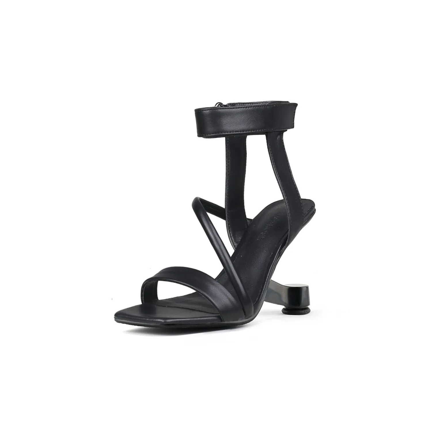 Intertwined Ankle Strap Sandals