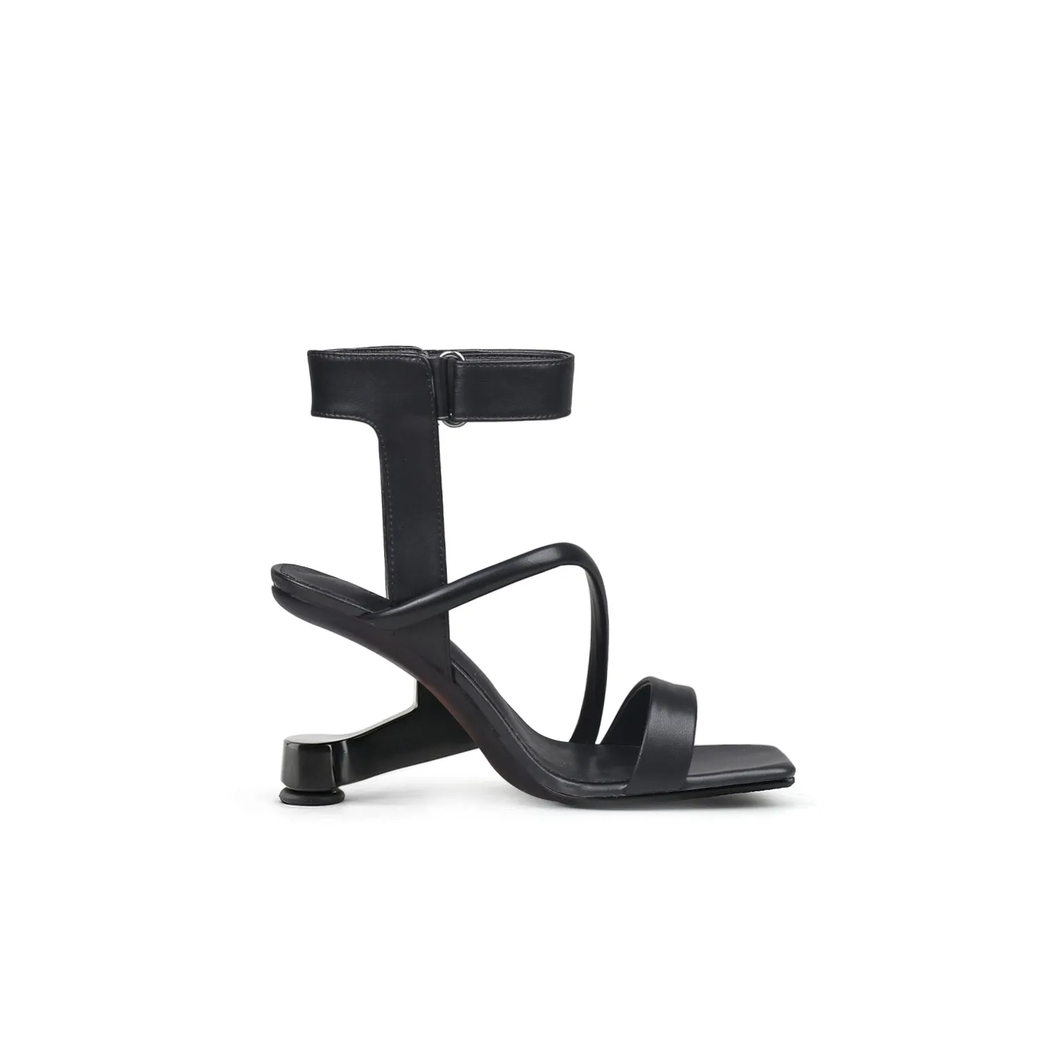 Intertwined Ankle Strap Sandals