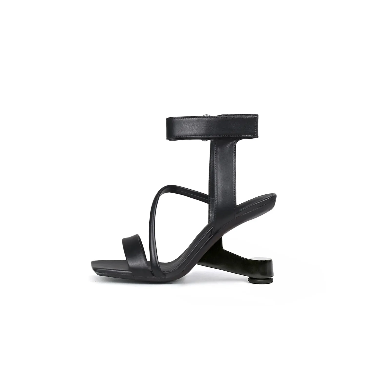 Intertwined Ankle Strap Sandals