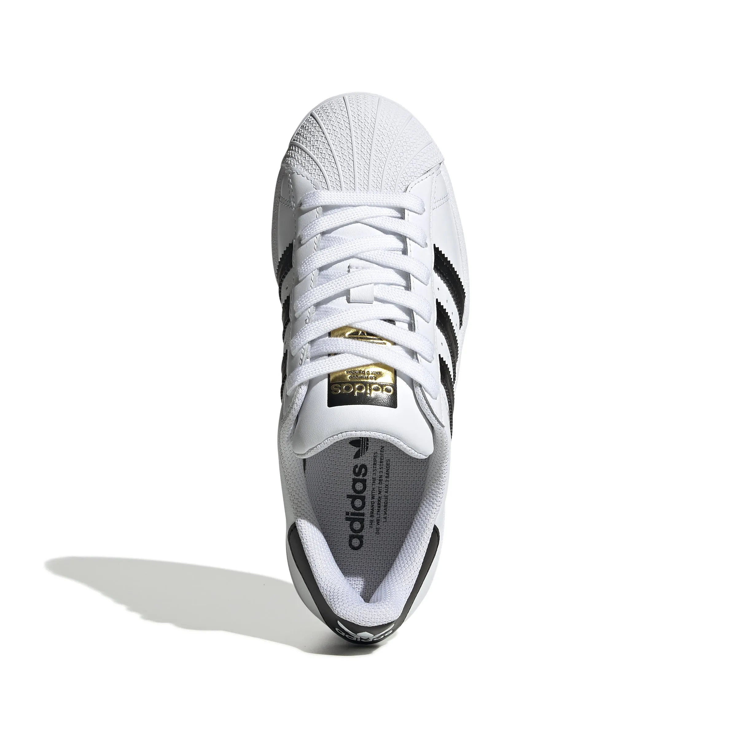KIDS ADIDAS SUPERSTAR J (WHITE/BLACK)