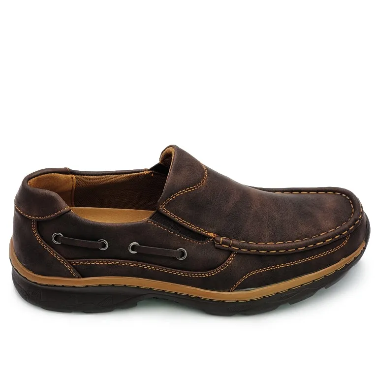 Laceless Slip On Boat Shoes