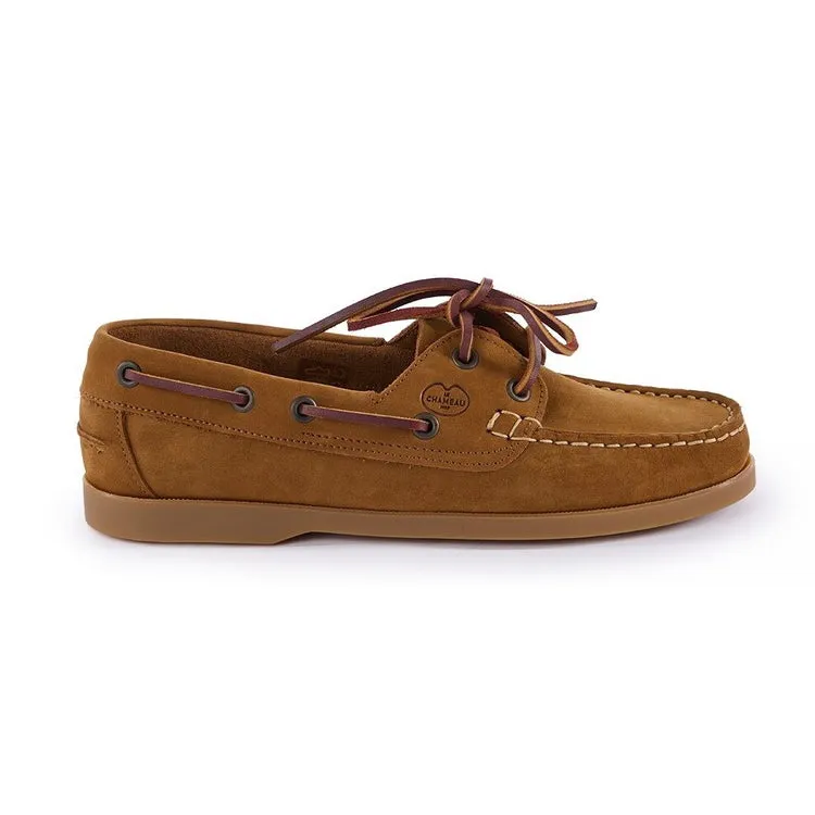 Le Chameau Ladies Galion Nubuck Deck Shoes - Tan