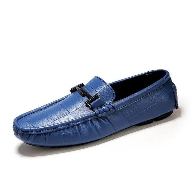 Luxury Genuine Leather Boat Moccasin Men's Loafers