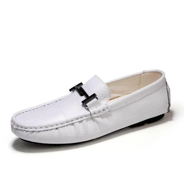 Luxury Genuine Leather Boat Moccasin Men's Loafers