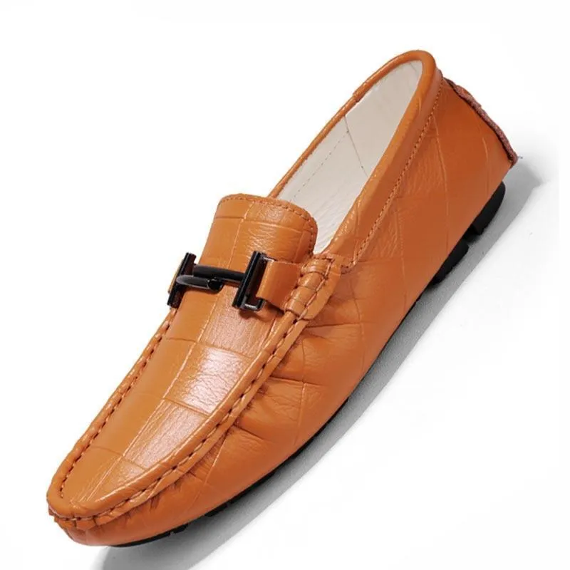 Luxury Genuine Leather Boat Moccasin Men's Loafers