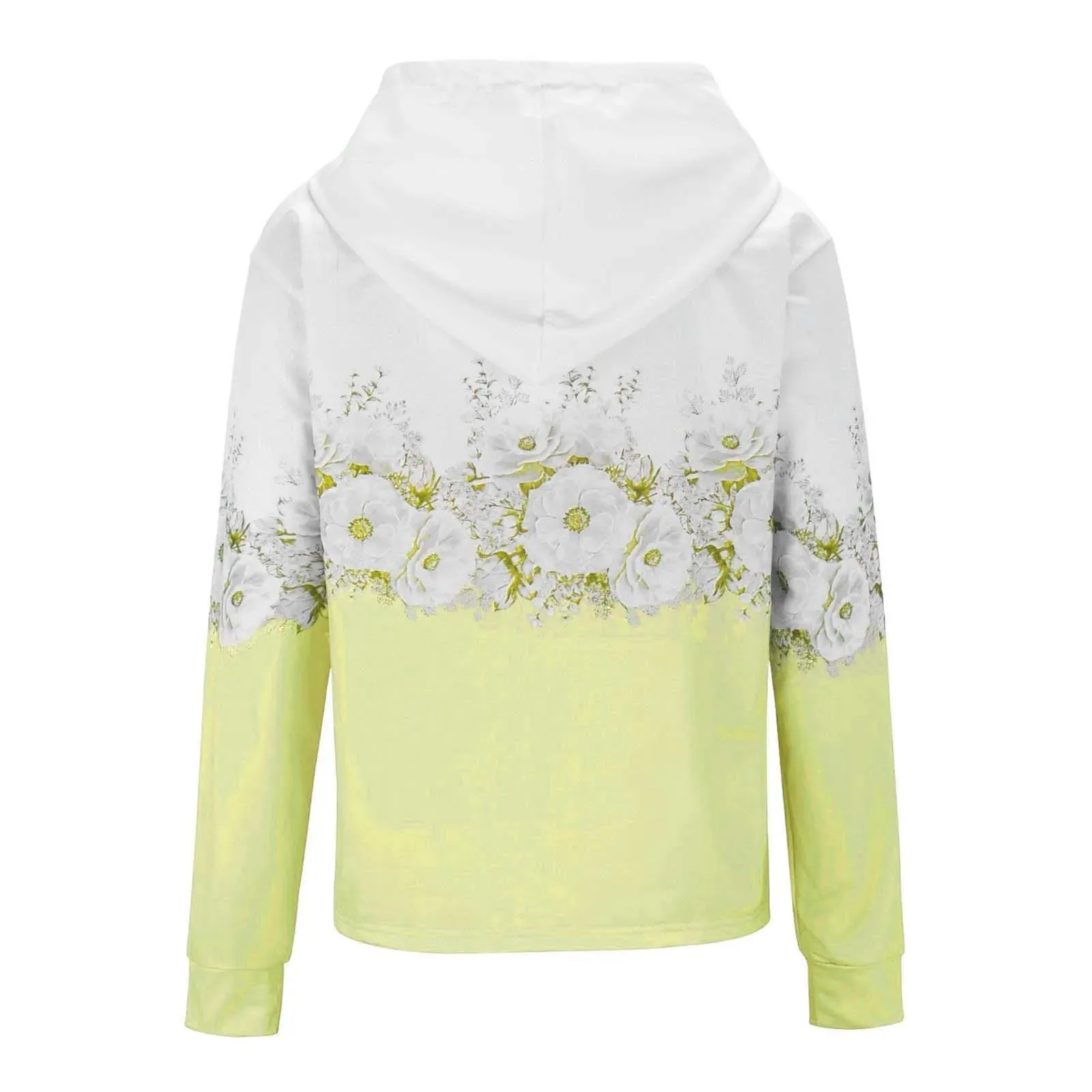 LVSANW Art Floral Printing Zip Up Hoodie Women Zipper Pullover Sweater Autumn Coat Zipper Jacket Women Tops Fashion Long Sleeves Hoodie