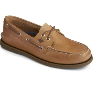 MENS SPERRY A/O 2-EYE LEATHER - NUTMEG